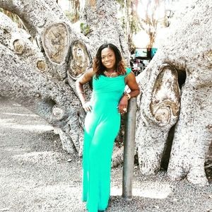 Off Shoulder Maxi Dress